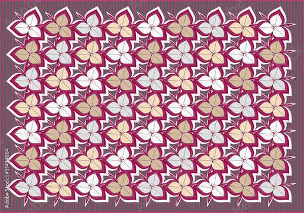 Obraz Flowers pattern
