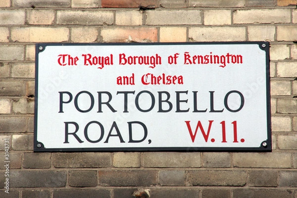 Obraz portobello road plate
