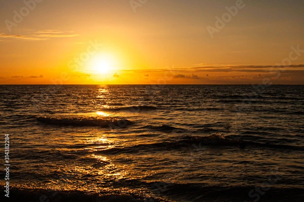 Obraz sunset over the sea