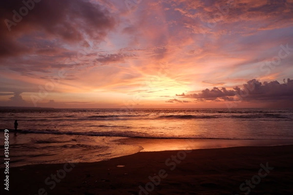 Obraz sunset over the sea