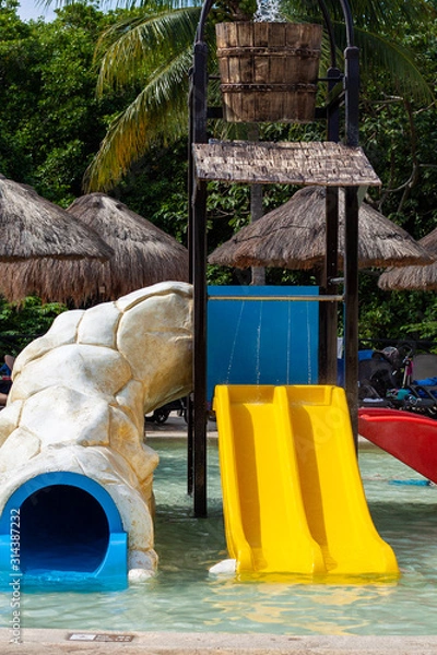 Obraz children playground in park