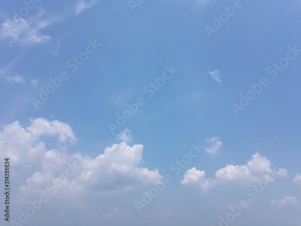 Fototapeta blue sky with clouds