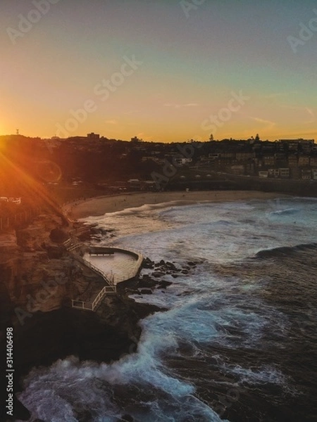 Fototapeta created by dji camera