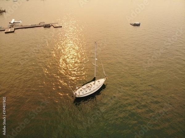 Fototapeta created by dji camera