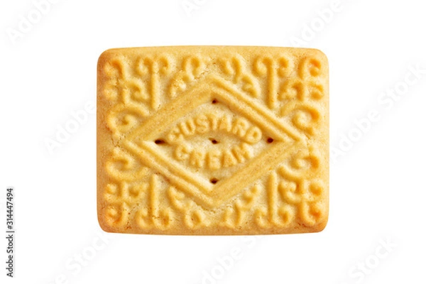 Obraz Custard Cream Biscuit, Cut Out