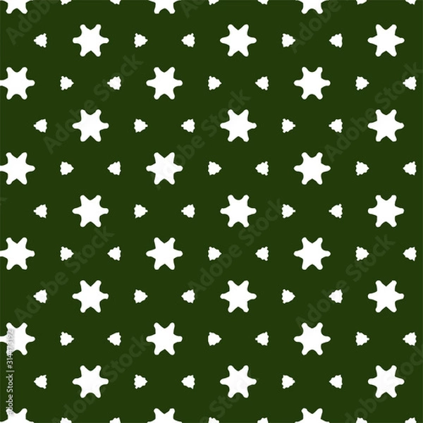 Fototapeta Seamless vector pattern in ornamental style. Geometric desing texture for gift.