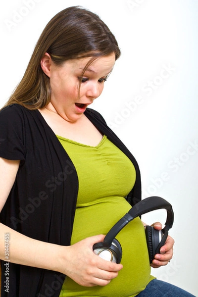 Obraz Young expectant mother’s surprise