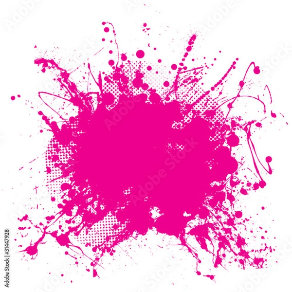 Obraz Pink grunge splat