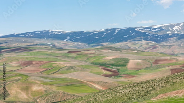 Obraz Colored Hills Mah Neshan Valley Iran