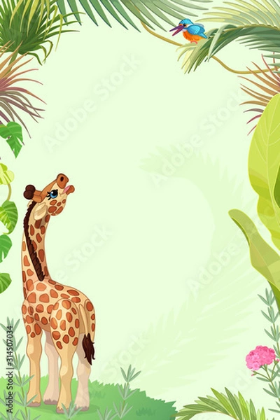 Obraz vector cartoon festive card template