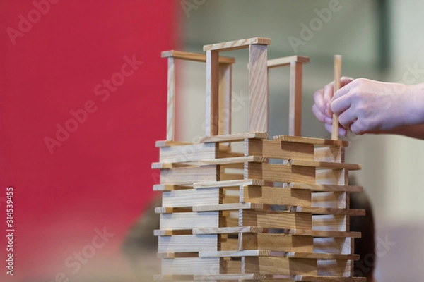 Obraz Construction en bois