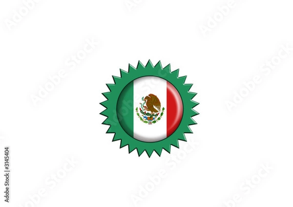 Obraz mexican badge
