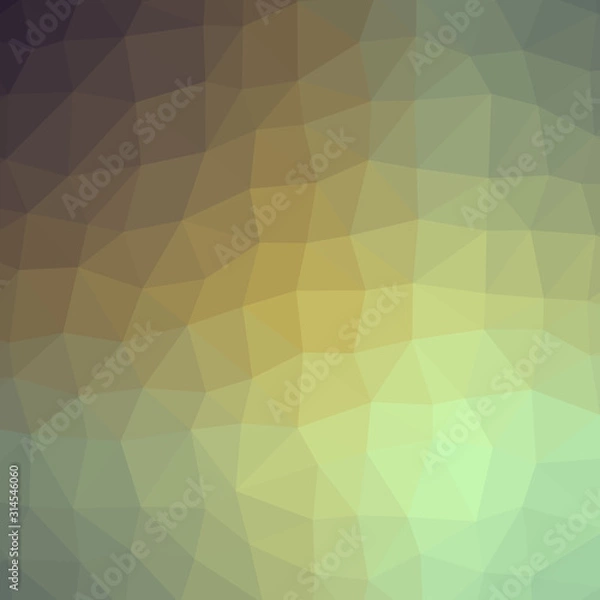 Fototapeta Abstract Trianglify gradient Generative Art background illustration