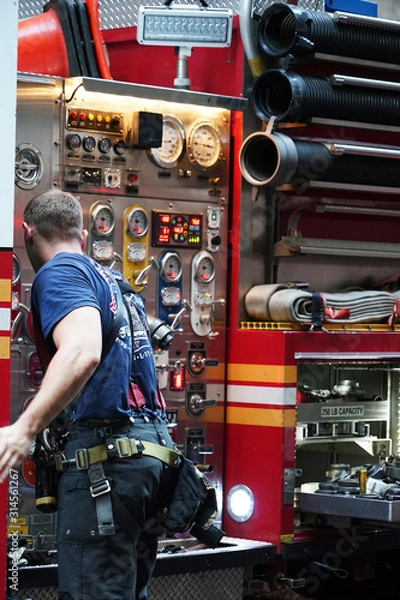 Fototapeta Feuerwehr