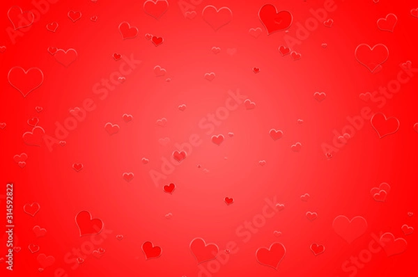 Obraz Abstract Heart Background Valentine's Day 