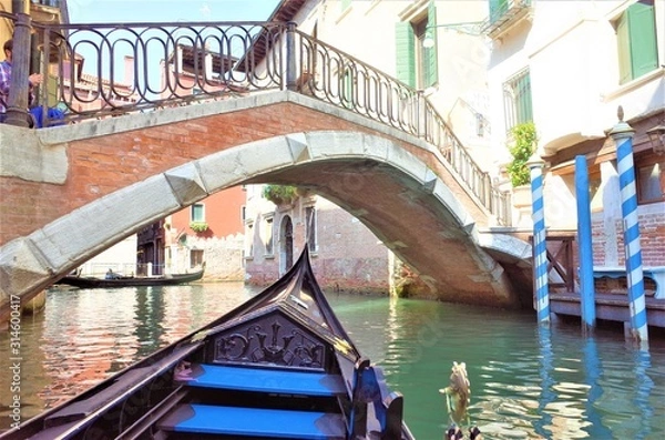 Obraz ベニス　ゴンドラの風景