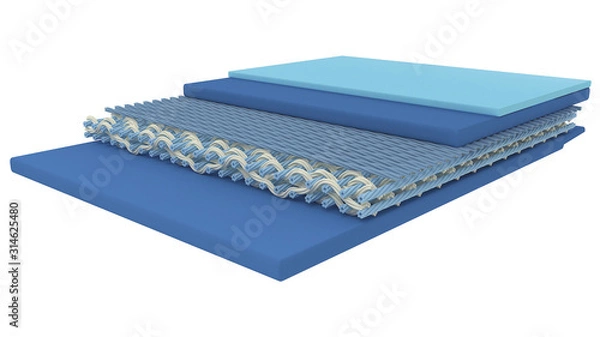 Fototapeta 3D Images for Felt and Paper Industries