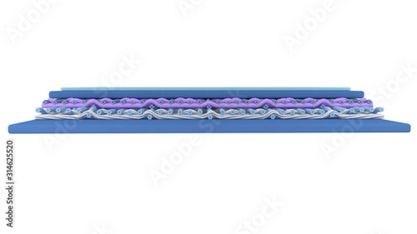 Fototapeta 3D Images for Felt and Paper Industries