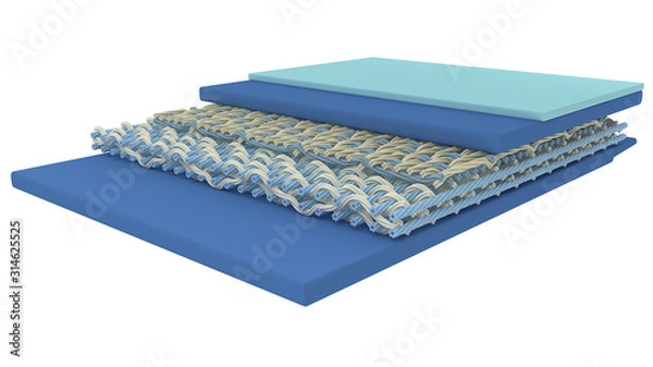 Fototapeta 3D Images for Felt and Paper Industries