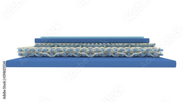 Fototapeta 3D Images for Felt and Paper Industries