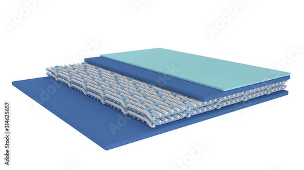 Fototapeta 3D Images for Felt and Paper Industries