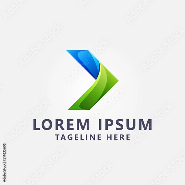 Obraz Premium Logistic Company logo design Vector