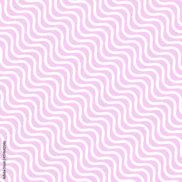 Obraz abstract zigzag pink with white line pattern background vector design.