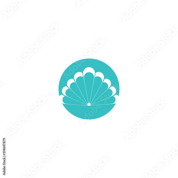 Fototapeta Shell Logo Template vector symbol