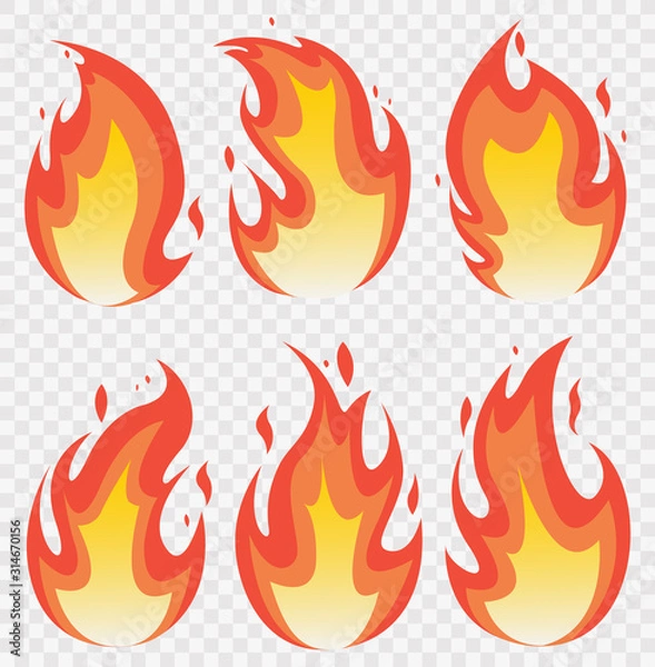 Fototapeta Fire Flames Se
