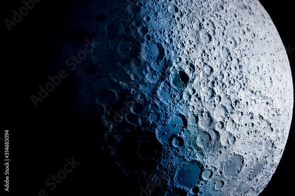 Obraz close up full moon