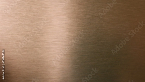 Obraz Copper or bronze brushed metal background or texture