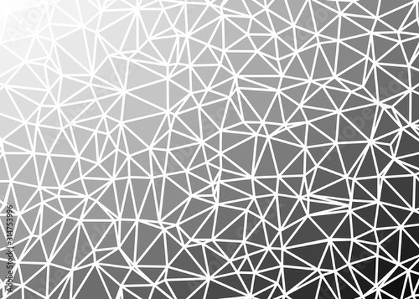 Fototapeta Abstract Low Polygon gradient Generative Art background illustration