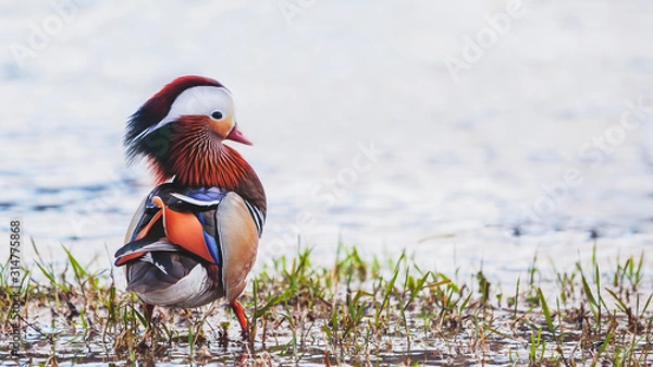 Fototapeta Canard mandarin 3