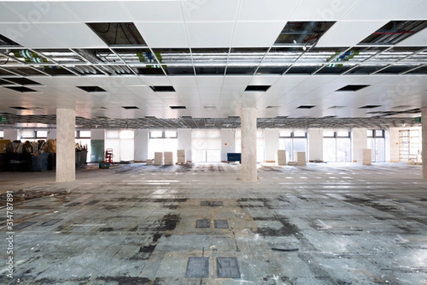 Obraz Office level being renovated