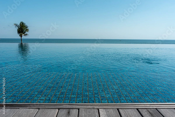 Obraz poolside at a beach resort in bali