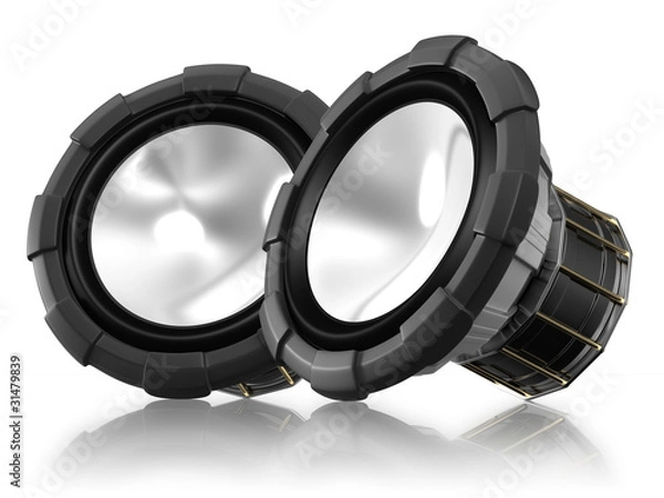Fototapeta speakers