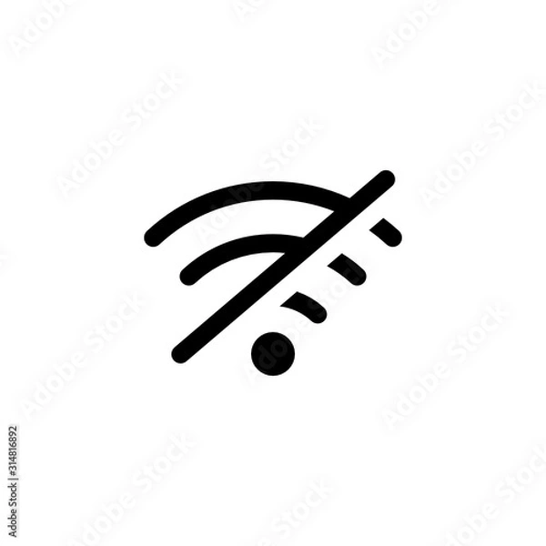 Obraz Wifi Off Icon