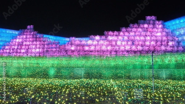 Obraz なばなの里イルミネーション2020