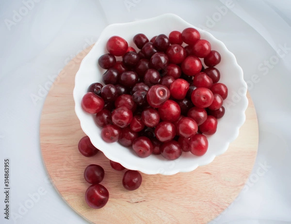 Fototapeta pomegranate on a plate