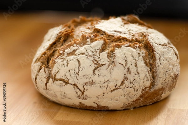 Obraz Homemade bread with focus stacking