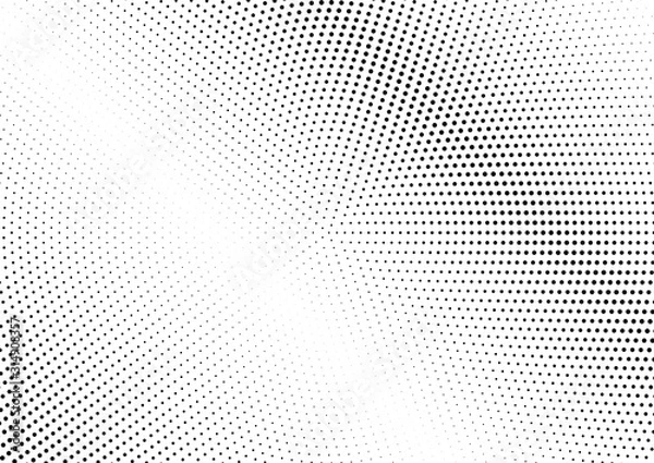 Fototapeta Abstract halftone dotted background. Futuristic grunge pattern, dot and circles.  Vector modern optical pop art texture for posters, sites, business cards, cover, postcards, labels, stickers layout.