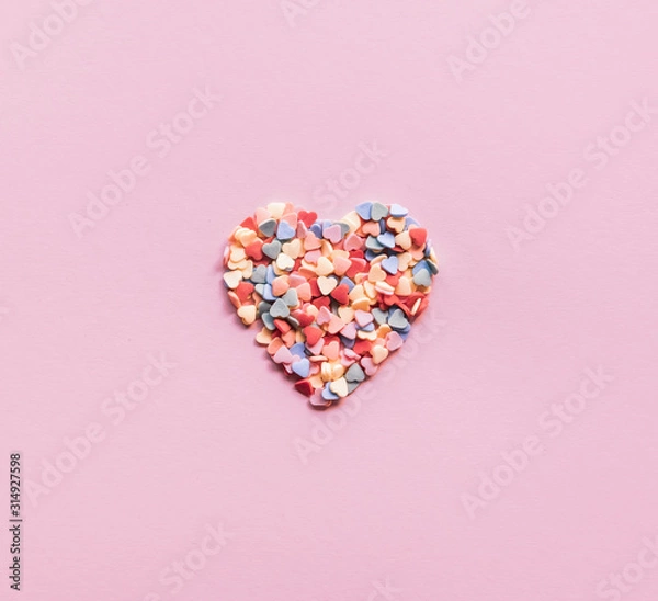 Obraz Valentines day background.