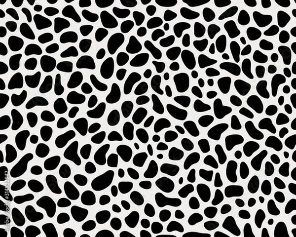 Fototapeta Seamless leopard repeat pattern, creative design templates