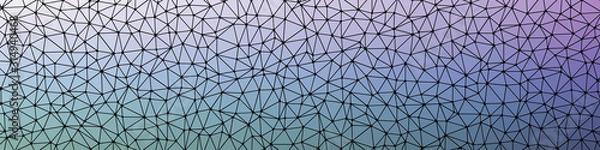 Fototapeta Abstract Low Polygon gradient Generative Art background illustration