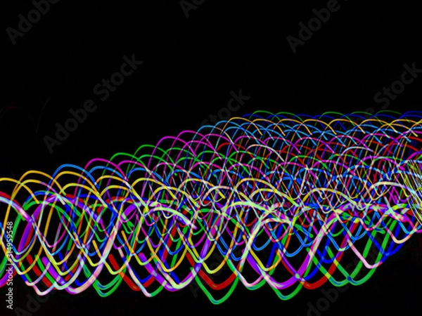 Obraz Wavy Glow Lights