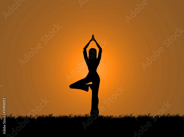 Fototapeta ヨガ