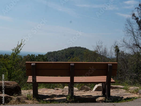 Obraz wooden bench