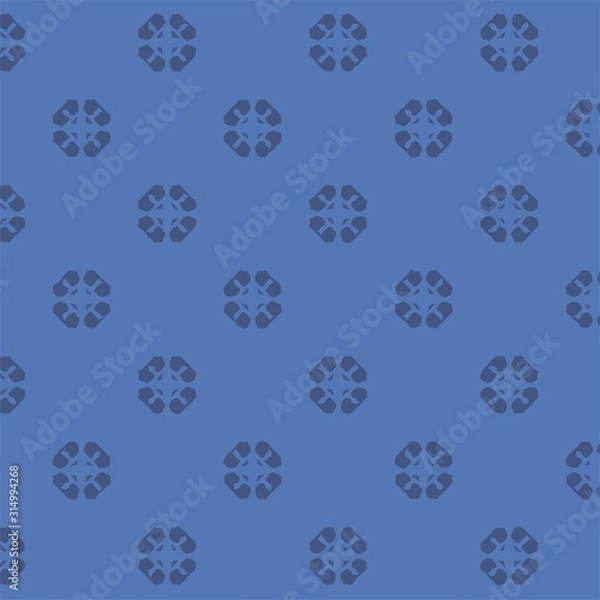 Fototapeta Geometric pattern in ornamental style. Seamless desing texture for greeting card.