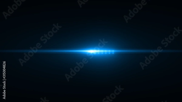 Fototapeta abstract of lighting for background. digital lens flare in dark background