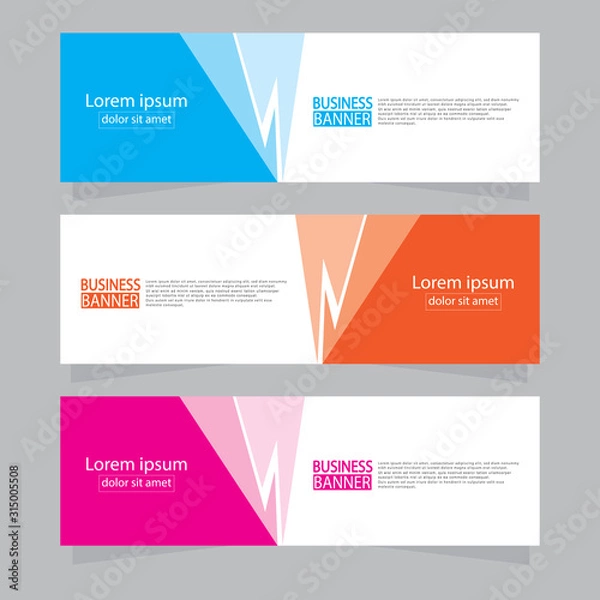Fototapeta Banner background.modern template design.Vector illustration.